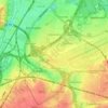 Carte topographique Machelen, carte du relief, carte des altitudes