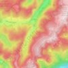 Carte topographique Le Valtin, carte du relief, carte des altitudes