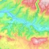 Carte topographique Espalion, carte du relief, carte des altitudes