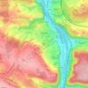 Carte topographique Wépion, altitude, relief