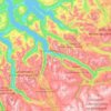 Carte topographique Sunndal, altitude, relief