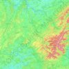 Carte topographique Vosges, carte du relief, carte des altitudes