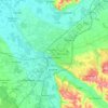 Carte topographique Montauban, carte du relief, carte des altitudes