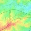 Carte topographique Meerbeek, carte du relief, carte des altitudes