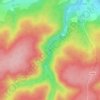 Carte topographique Réserve naturelle agréée du Fond de Noye, altitude, relief